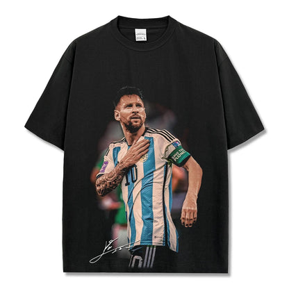 HIGH STREET SOCCER STAR BEDRUCKTES VINTAGE-T-SHIRT | LAMINE YAMAL V5.28