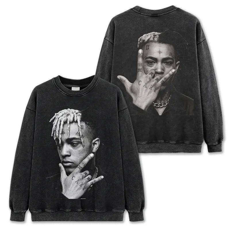 HIGH STREET HIP-HOP STAR BEDRUCKTES VINTAGE-T-SHIRT | CHRIS BROWN V7.6