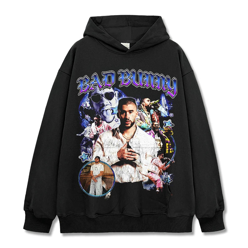 T-SHIRT VINTAGE IMPRIMÉ STAR HIP-HOP HIGH STREET | CHRIS BROWN V7.6
