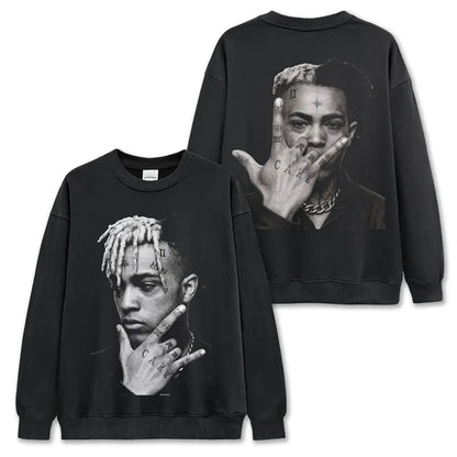 HIGH STREET HIP-HOP STAR BEDRUCKTES VINTAGE-T-SHIRT | CHRIS BROWN V7.6