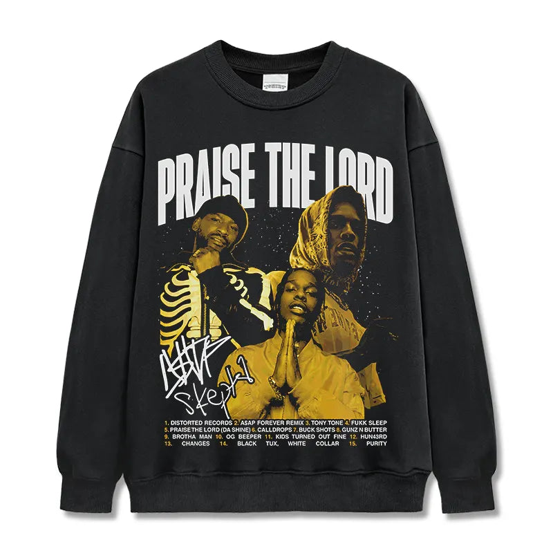 HIGH STREET HIP-HOP STAR BEDRUCKTES VINTAGE-T-SHIRT | CHRIS BROWN V7.6