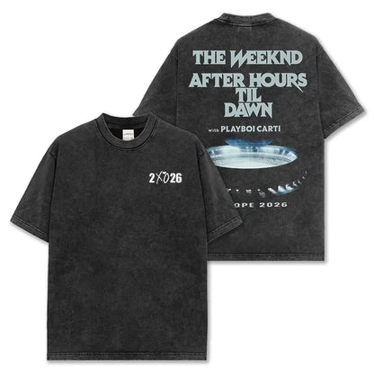 HIGH STREET HIP-HOP STAR BEDRUCKTES VINTAGE-T-SHIRT | CHRIS BROWN V7.6