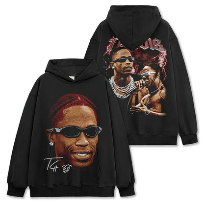 VINTAGE GRAPHIC TEE&HODDIE |Travis Scott TS V10.2