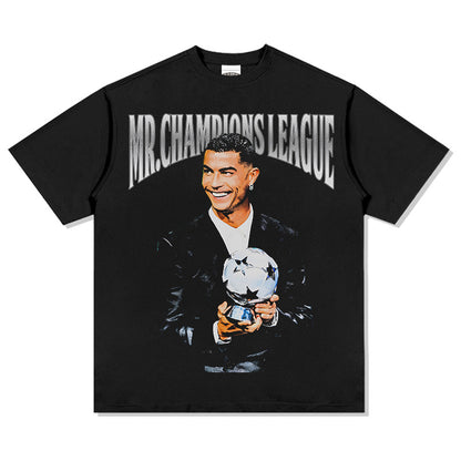 HIGH STREET FOOTBALL STAR PRINTED  VINTAGE TEE | RONALDO