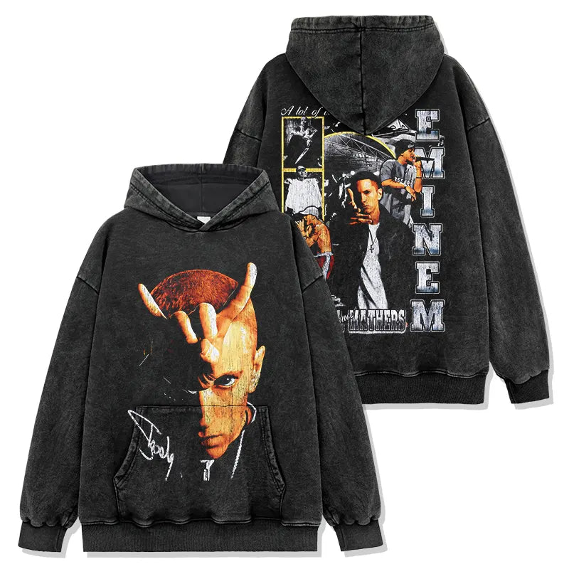 HIGH STREET HIP-HOP STAR BEDRUCKTES VINTAGE-T-SHIRT | CHRIS BROWN V7.6