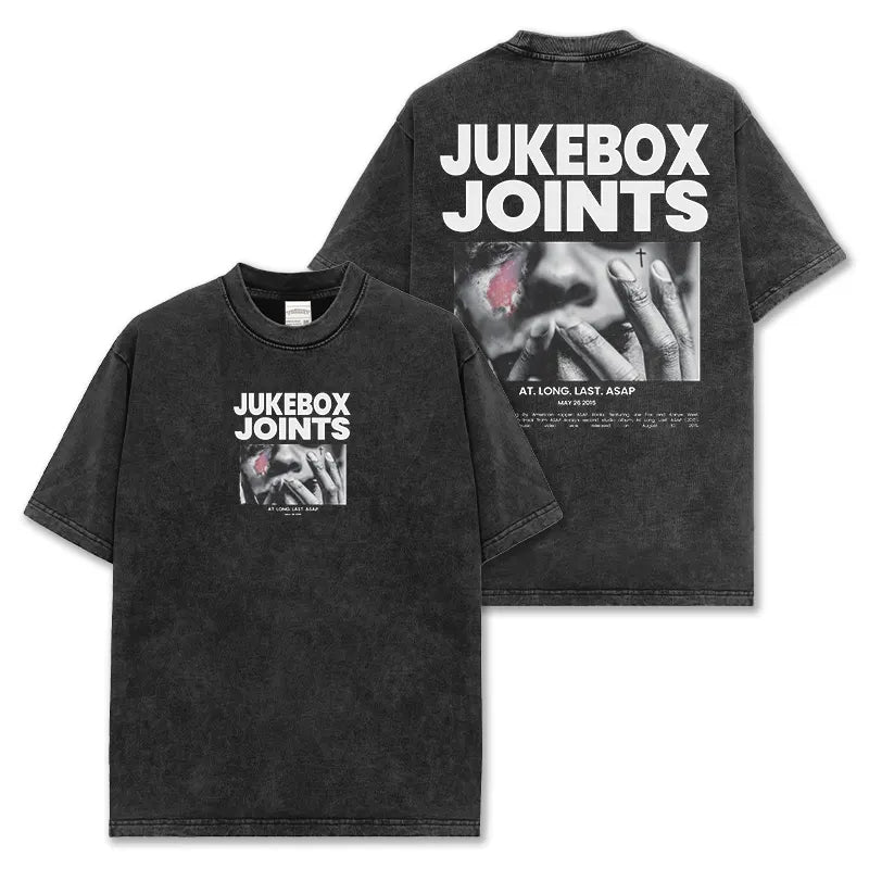 HIGH STREET HIP-HOP STAR BEDRUCKTES VINTAGE-T-SHIRT | CHRIS BROWN V7.6