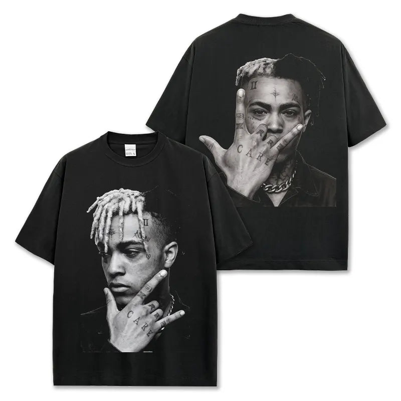 HIGH STREET HIP-HOP STAR BEDRUCKTES VINTAGE-T-SHIRT | CHRIS BROWN V7.6