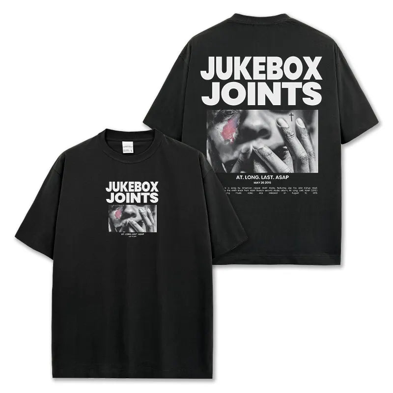 HIGH STREET HIP-HOP STAR BEDRUCKTES VINTAGE-T-SHIRT | CHRIS BROWN V7.6