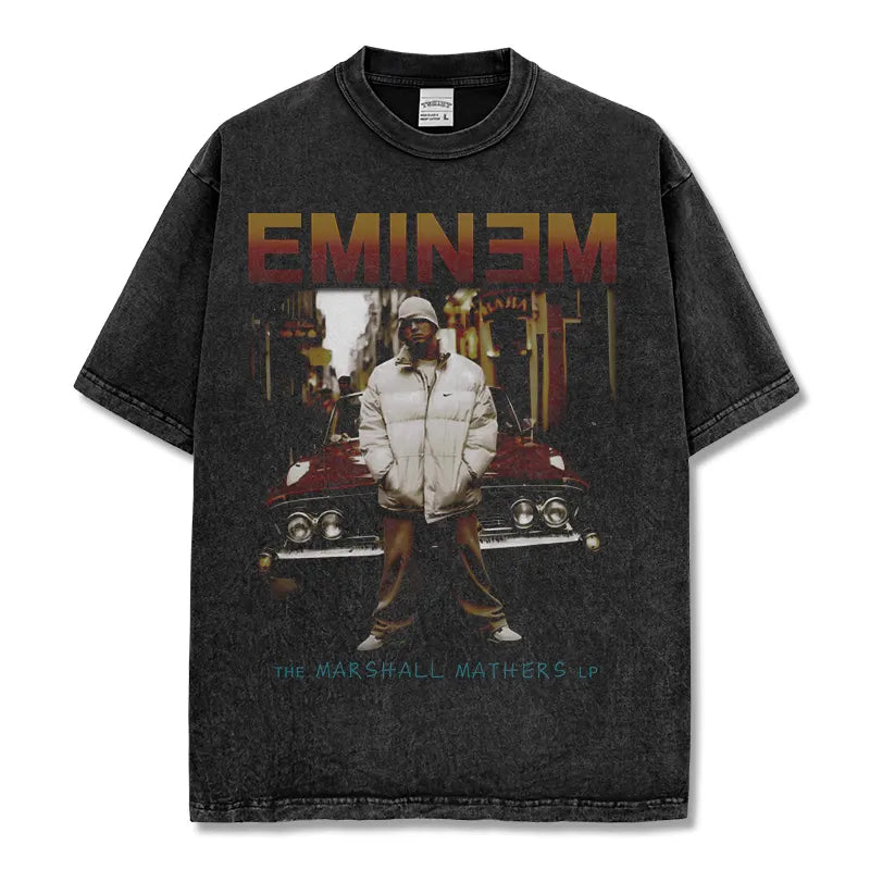 HIGH STREET HIP-HOP STAR BEDRUCKTES VINTAGE-T-SHIRT | CHRIS BROWN V7.6
