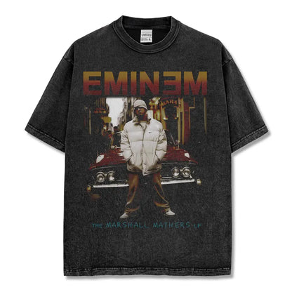 HIGH STREET HIP-HOP STAR BEDRUCKTES VINTAGE-T-SHIRT | CHRIS BROWN V7.6