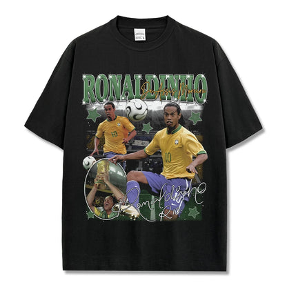 HIGH STREET SOCCER STAR BEDRUCKTES VINTAGE-T-SHIRT | LAMINE YAMAL V5.28