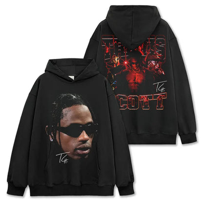 VINTAGE GRAPHIC TEE&HODDIE |Travis Scott TS V10.3