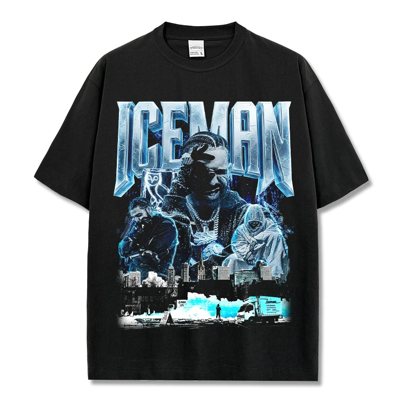 HIGH STREET HIP-HOP STAR BEDRUCKTES VINTAGE-T-SHIRT | CHRIS BROWN V7.6