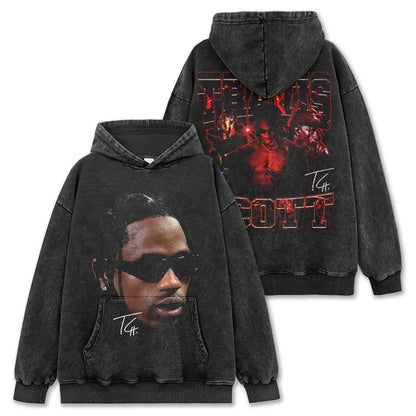 VINTAGE GRAPHIC TEE&HODDIE |Travis Scott TS V10.3