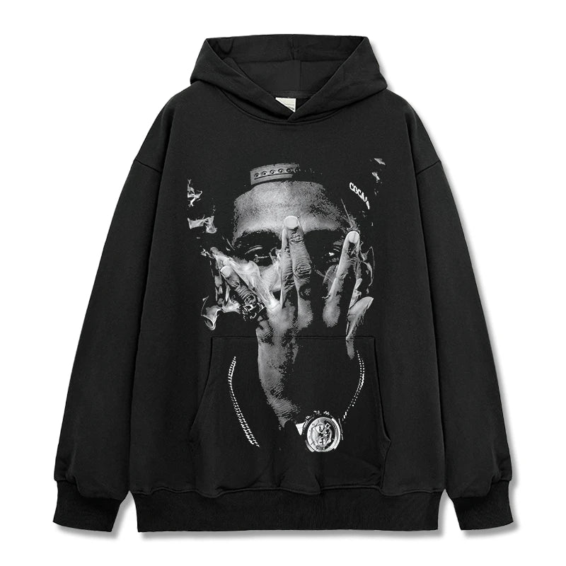 HIGH STREET HIP-HOP STAR BEDRUCKTES VINTAGE-T-SHIRT | CHRIS BROWN V7.6