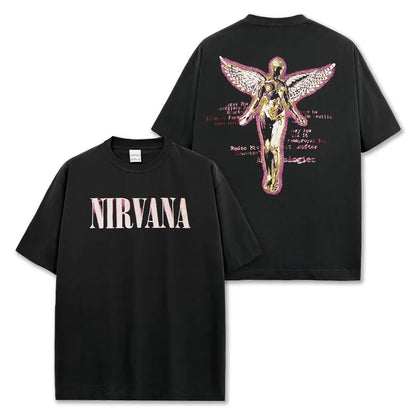 HIGH STREET HIP-HOP STAR BEDRUCKTES VINTAGE-T-SHIRT | CHRIS BROWN V7.6