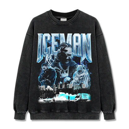 HIGH STREET HIP-HOP STAR BEDRUCKTES VINTAGE-T-SHIRT | CHRIS BROWN V7.6