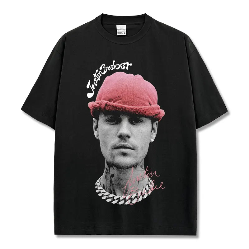 HIGH STREET HIP-HOP STAR BEDRUCKTES VINTAGE-T-SHIRT | CHRIS BROWN V7.6