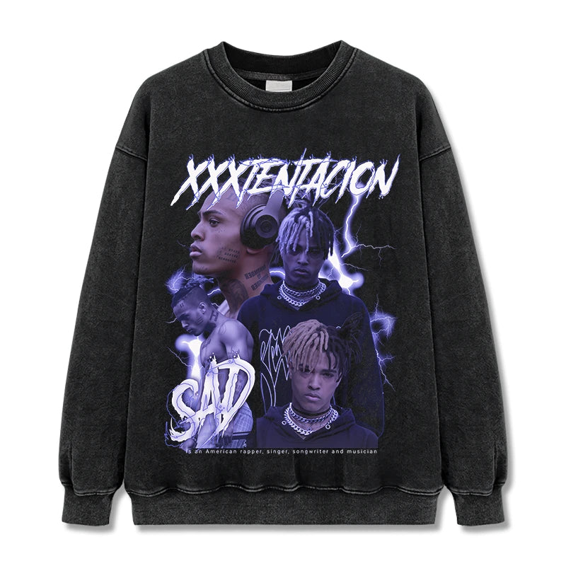 HIGH STREET HIP-HOP STAR BEDRUCKTES VINTAGE-T-SHIRT | CHRIS BROWN V7.6