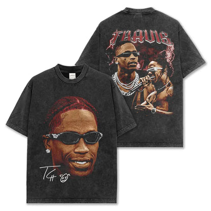 VINTAGE GRAPHIC TEE&HODDIE |Travis Scott TS V10.2