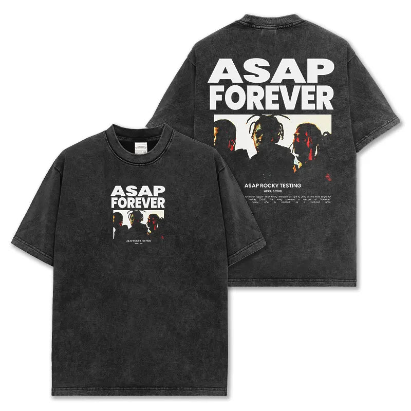 HIGH STREET HIP-HOP STAR BEDRUCKTES VINTAGE-T-SHIRT | CHRIS BROWN V7.6