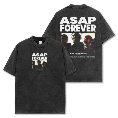 HIGH STREET HIP-HOP STAR BEDRUCKTES VINTAGE-T-SHIRT | CHRIS BROWN V7.6