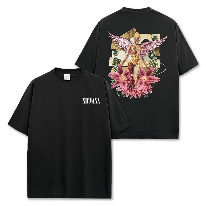 HIGH STREET HIP-HOP STAR BEDRUCKTES VINTAGE-T-SHIRT | CHRIS BROWN V7.6