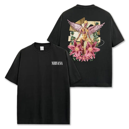 HIGH STREET HIP-HOP STAR BEDRUCKTES VINTAGE-T-SHIRT | CHRIS BROWN V7.6