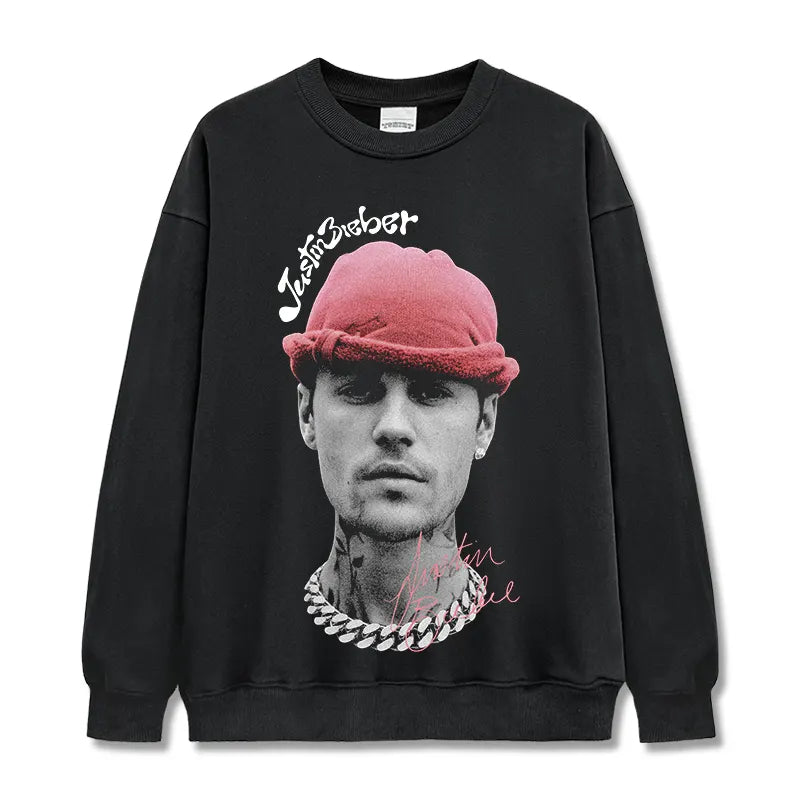 HIGH STREET HIP-HOP STAR BEDRUCKTES VINTAGE-T-SHIRT | CHRIS BROWN V7.6