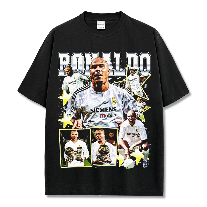 HIGH STREET SOCCER STAR BEDRUCKTES VINTAGE-T-SHIRT | LAMINE YAMAL V5.28