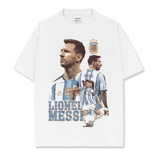 VINTAGE GRAPHIC TEE&HOODIE | Messi V9.22