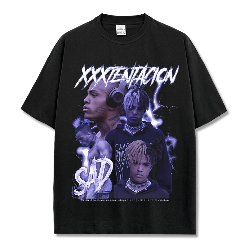 HIGH STREET HIP-HOP STAR BEDRUCKTES VINTAGE-T-SHIRT | CHRIS BROWN V7.6