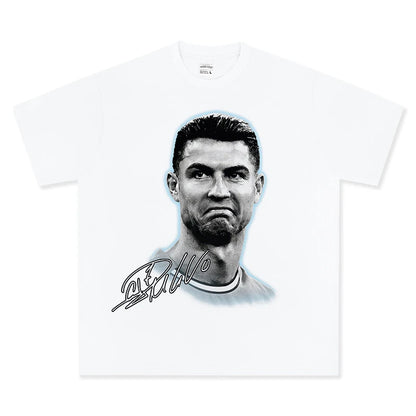 T-SHIRT VINTAGE IMPRIMÉ FOOTBALLEUR DE RUE | LAMINE YAMAL V5.28