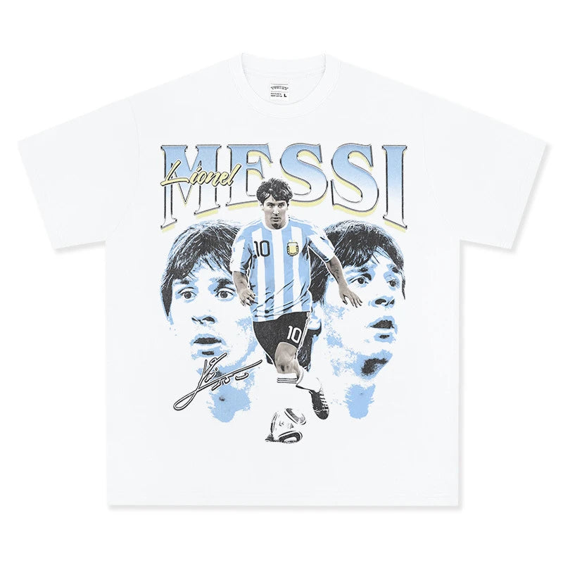 HIGH STREET SOCCER STAR BEDRUCKTES VINTAGE-T-SHIRT | NEYMAR V6.2