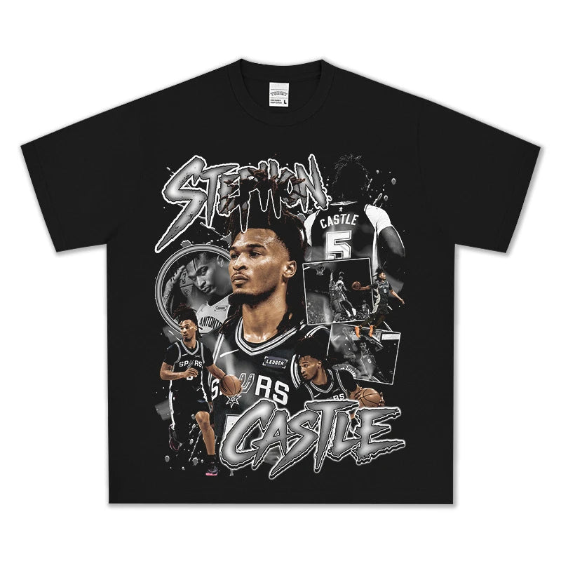 HIGH STREET NBA STAR PRINTED VINTAGE T-SHIRT | BRUNSON V7.3