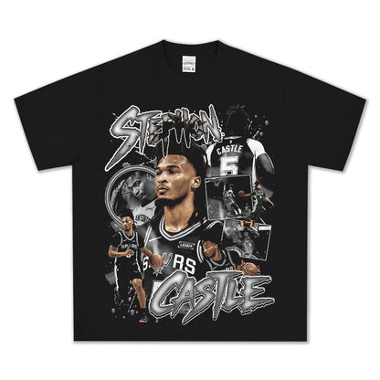 HIGH STREET NBA STAR PRINTED VINTAGE T-SHIRT | BRUNSON V7.3