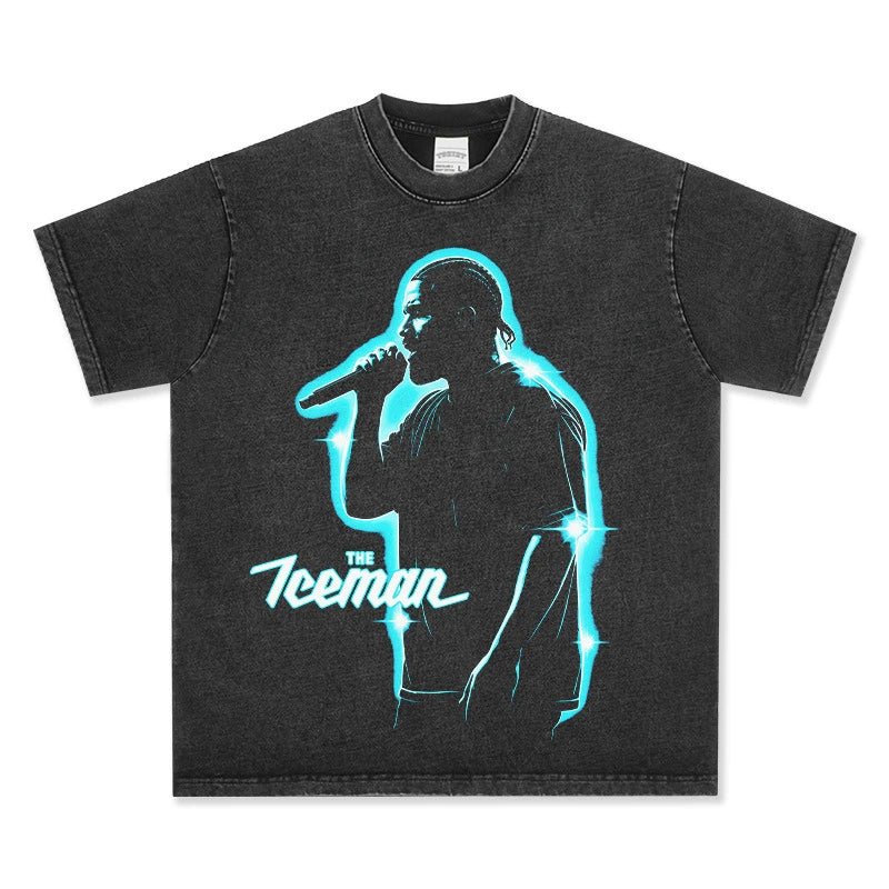 HIGH STREET HIP-HOP STAR BEDRUCKTES VINTAGE-T-SHIRT |DRAKE V7.2