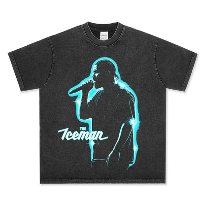 HIGH STREET HIP-HOP STAR BEDRUCKTES VINTAGE-T-SHIRT |DRAKE V7.2