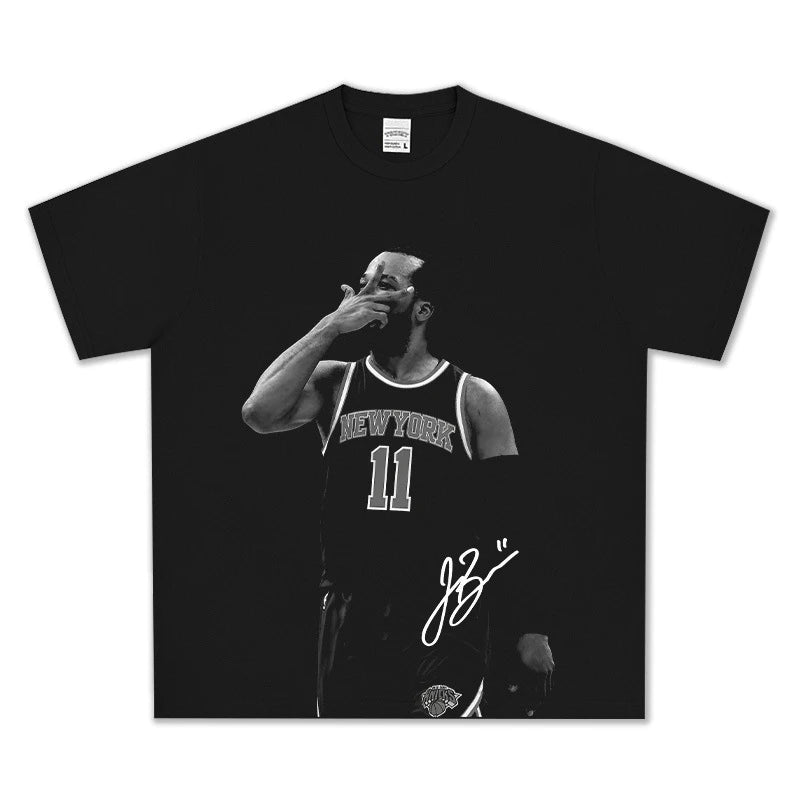 HIGH STREET NBA STAR PRINTED VINTAGE TEE | JALEN BRUNSON V7.2