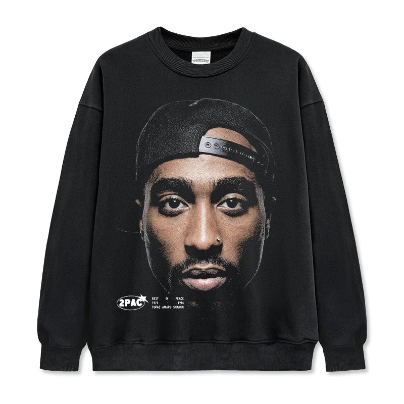 HIGH STREET HIP-HOP STAR BEDRUCKTES VINTAGE-T-SHIRT | CHRIS BROWN V7.6