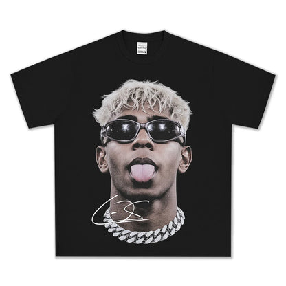 HIGH STREET SOCCER STAR BEDRUCKTES VINTAGE-T-SHIRT | LAMINE YAMAL V5.28
