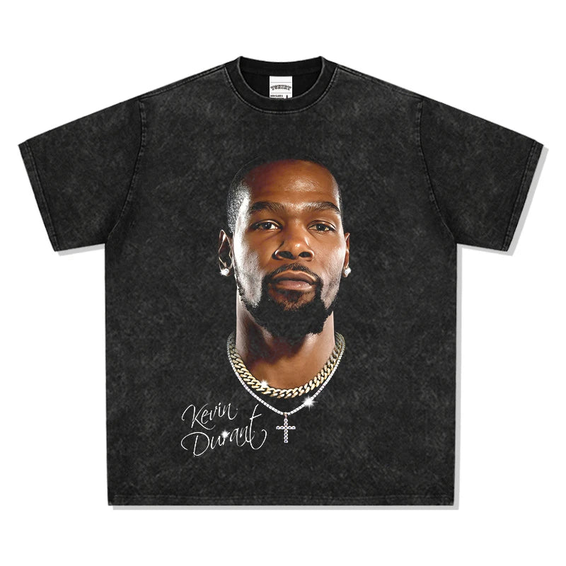 HIGH STREET NBA STAR PRINTED VINTAGE T-SHIRT | BRUNSON V7.3