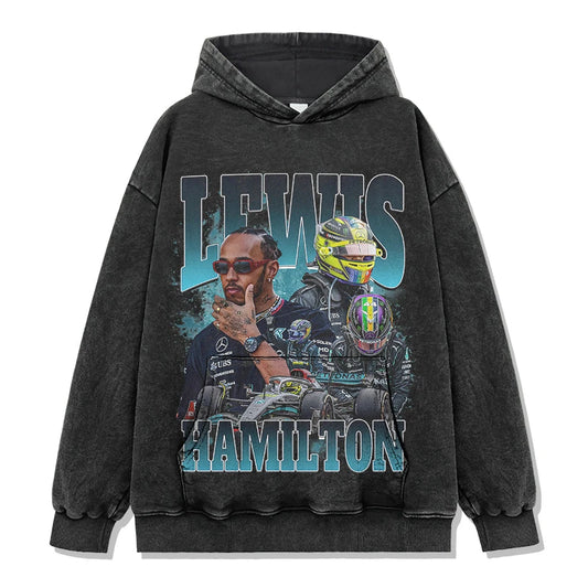 VINTAGE GRAPHIC TEE&HOODIE |LEWIS HAMILTON V8.19