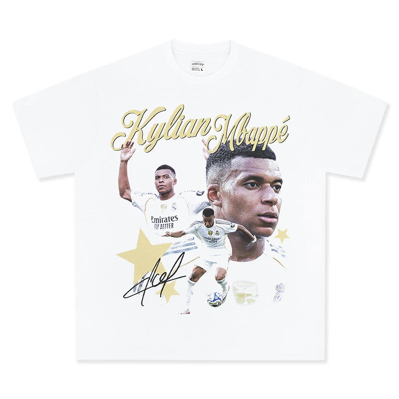 HIGH STREET SOCCER STAR BEDRUCKTES VINTAGE-T-SHIRT | NEYMAR V6.2