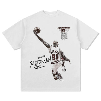 HIGH STREET NBA STAR PRINTED VINTAGE T-SHIRT | BRUNSON V7.3