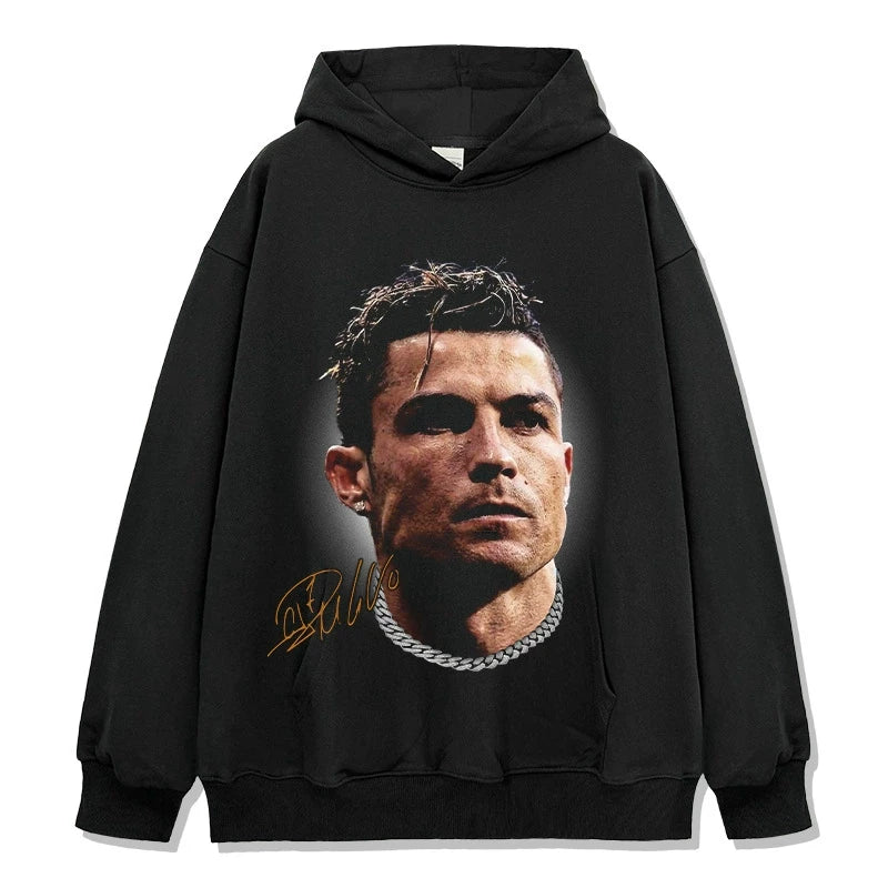 HIGH STREET SOCCER STAR BEDRUCKTES VINTAGE-T-SHIRT | RONALDO V7.3