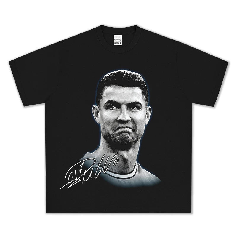 T-SHIRT VINTAGE IMPRIMÉ FOOTBALLEUR DE RUE | LAMINE YAMAL V5.28