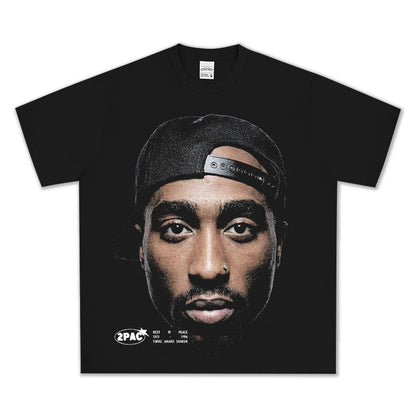 HIGH STREET HIP-HOP STAR BEDRUCKTES VINTAGE-T-SHIRT | CHRIS BROWN V7.6