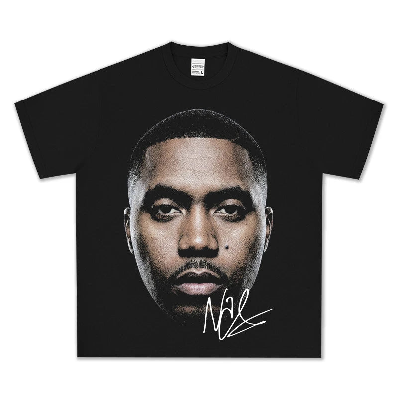 HIGH STREET HIP-HOP STAR BEDRUCKTES VINTAGE-T-SHIRT | CHRIS BROWN V7.6