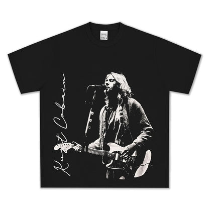 HIGH STREET HIP-HOP STAR BEDRUCKTES VINTAGE-T-SHIRT |CHRIS BROWN V7.5